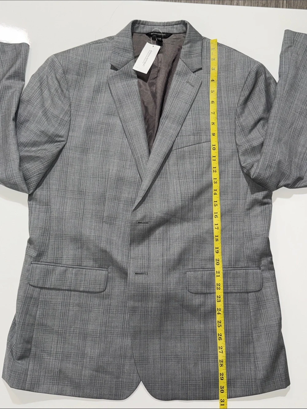 New Banana Republic Men’s Slim Fit Poly Blend Blazer 44R Regular Suit Jacket